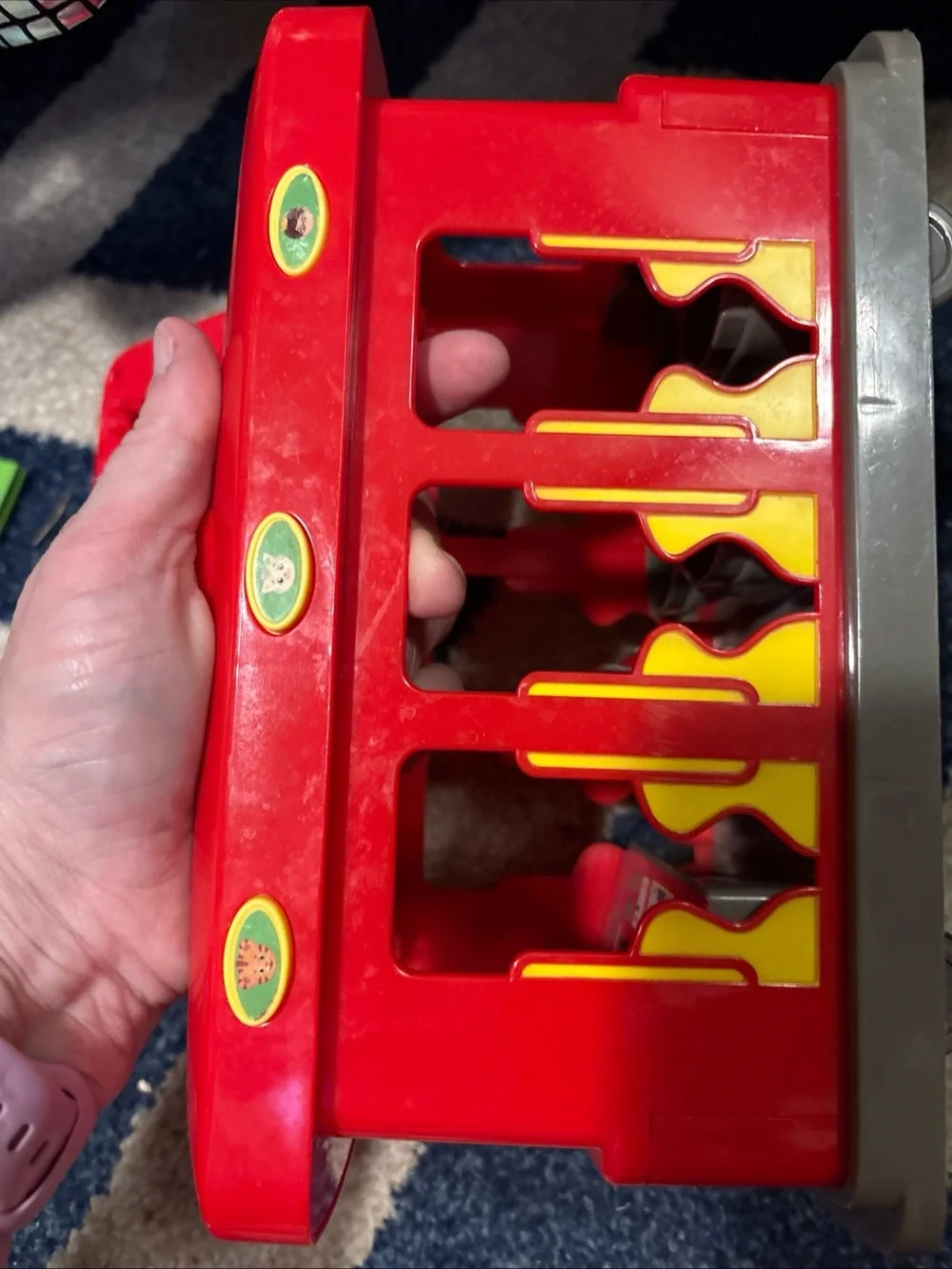 Daniel tiger trolley- no characters noise making sounds